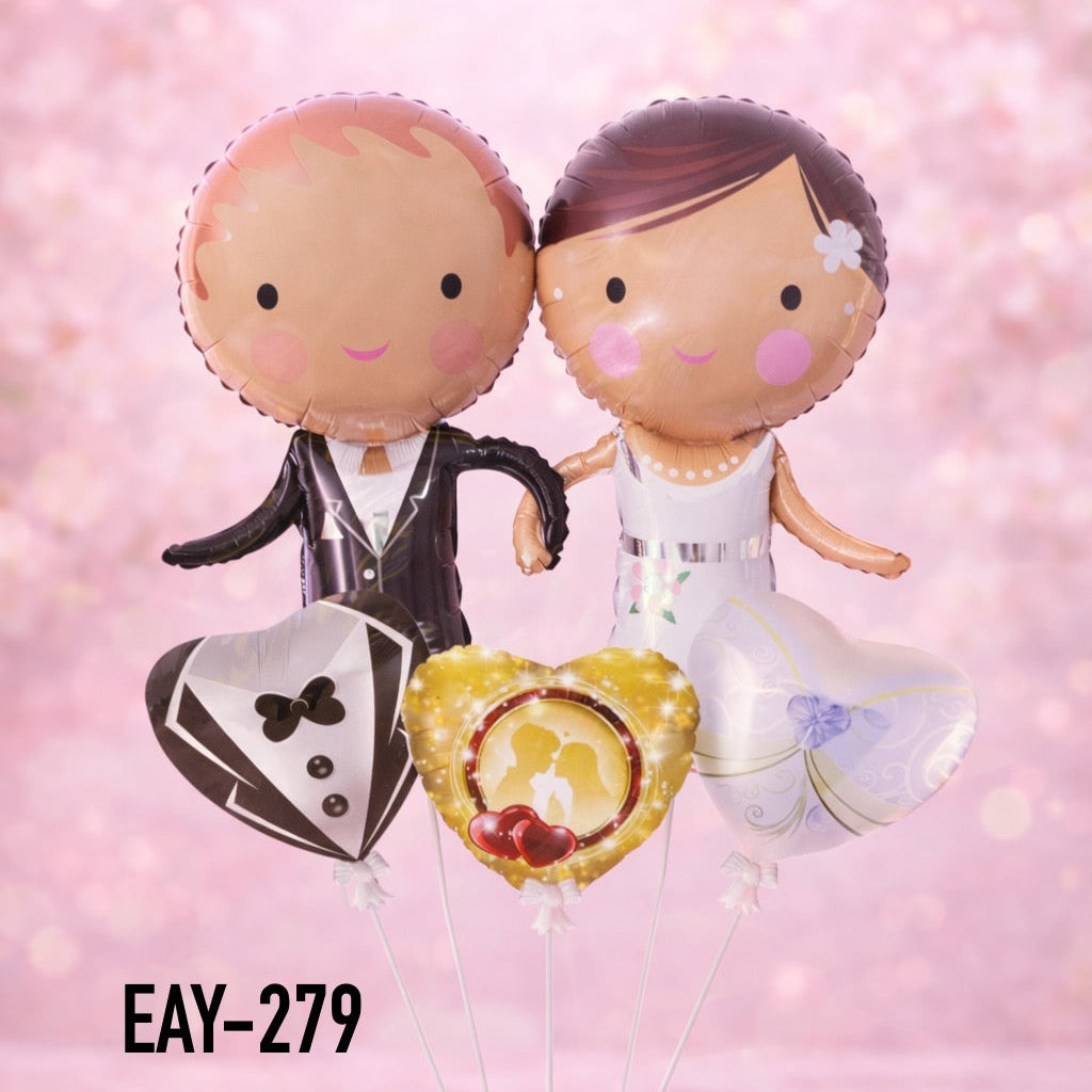 SET DE GLOBOS DE BODA EAY-279
