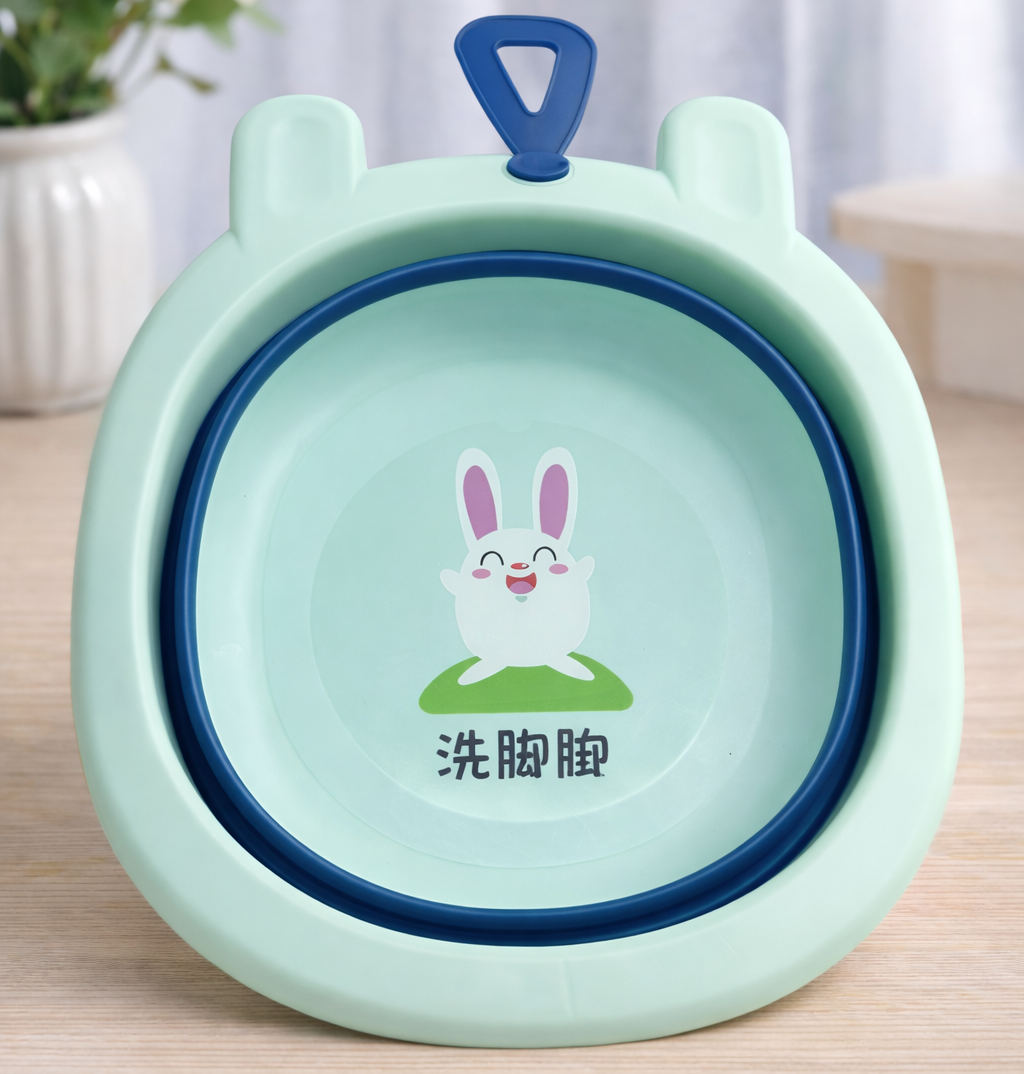 LAVABO PLEGABLE DE PLÁSTICO CON DISEÑO DE DIBUJOS ANIMADOS EAQ-1400