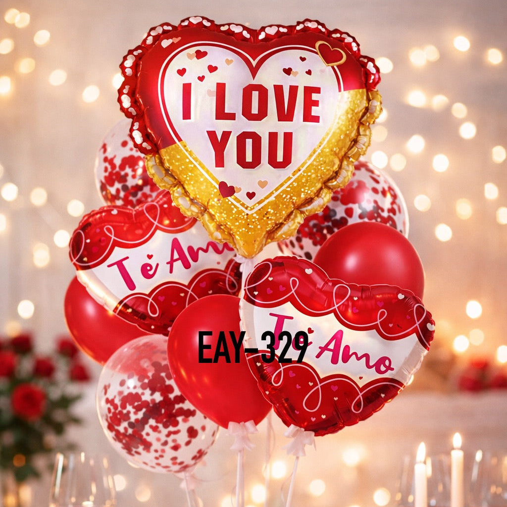 SET DE GLOBOS AMOR EAY-329