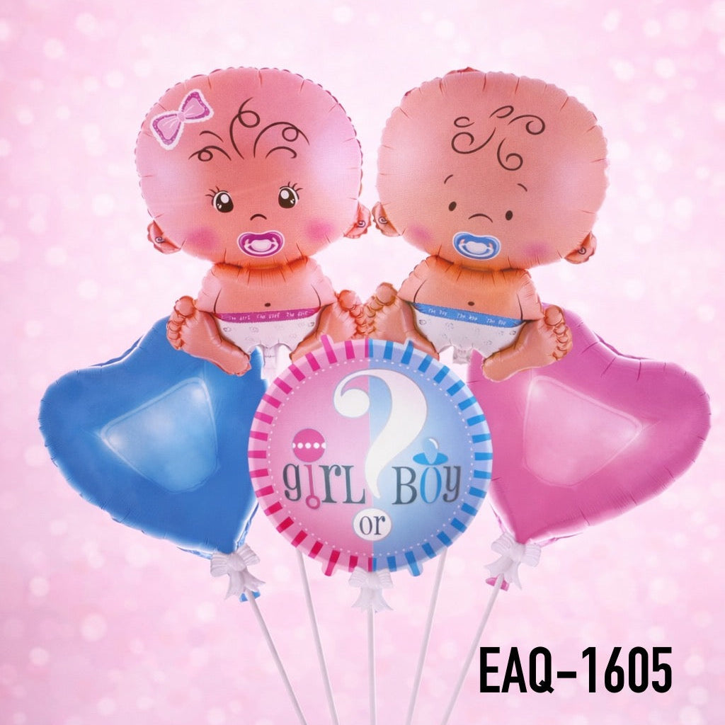 JUEGO DE GLOBOS REVELACION EAQ-1605