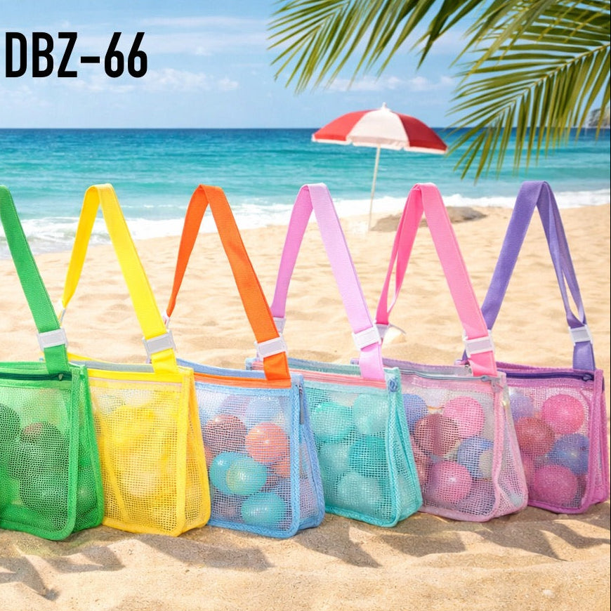 BOLSA DE PLAYA PARA NIÑOS DE POLIÉSTER CUADRADADBZ-66