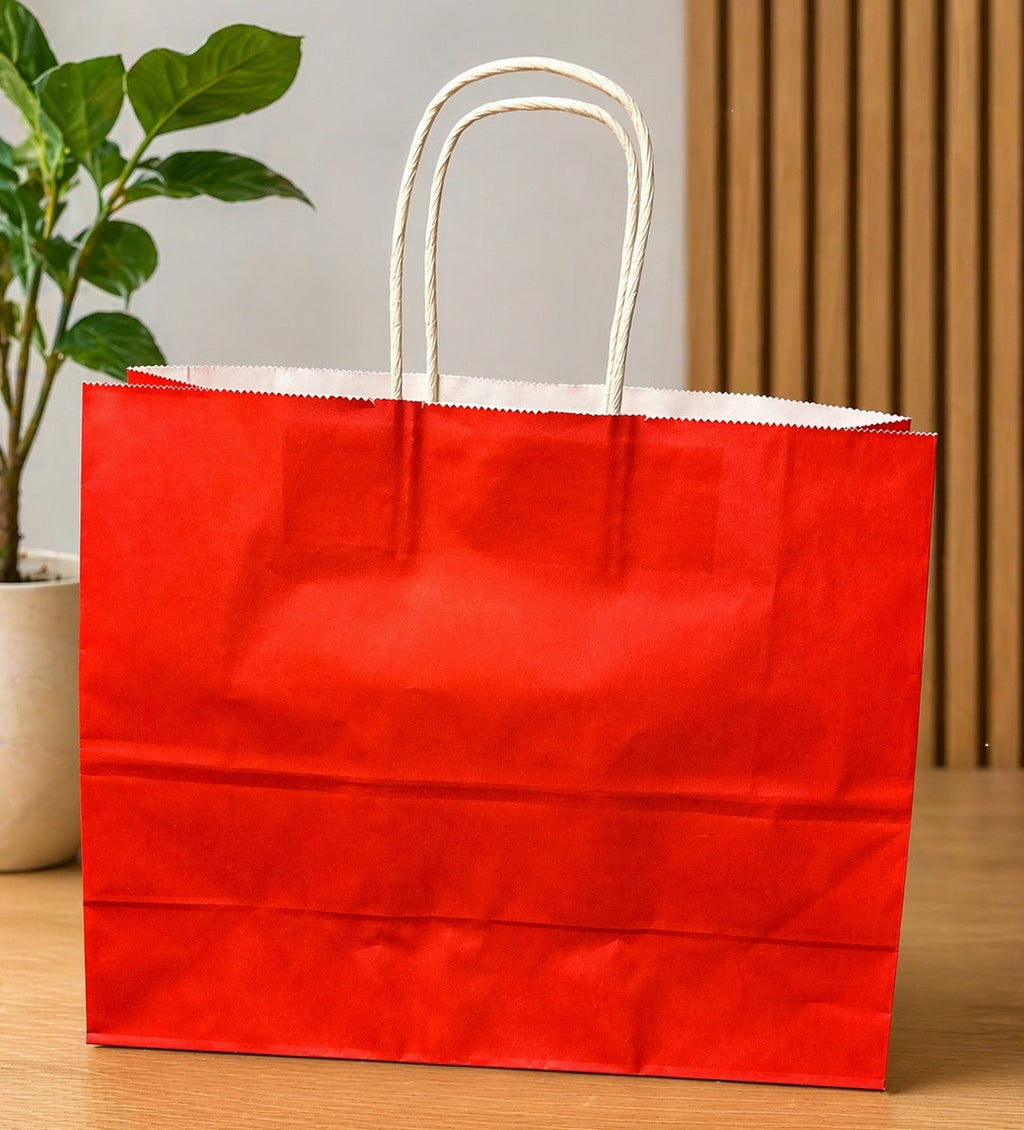 BOLSA DE PAPEL KRAFT PORTÁTIL DE COLORES EAW-207