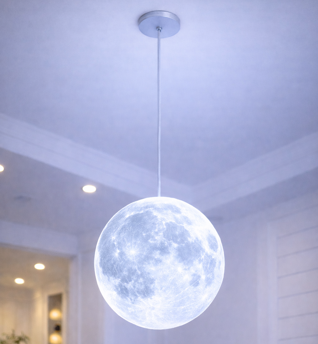 LÁMPARA COLGANTE LUNA BLANCA DBY-88
