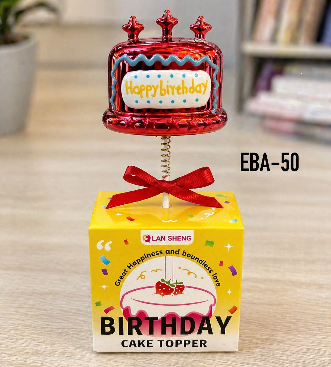 TENEDOR DE PLÁSTICO PARA PASTEL DE CUMPLEAÑOS DE COLORES EBA-50