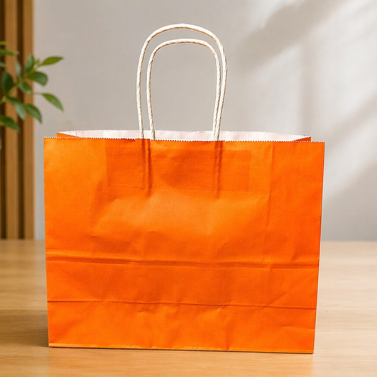 BOLSA DE PAPEL KRAFT PORTÁTIL DE COLORES EAW-207