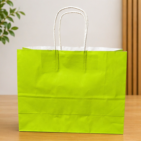 BOLSA DE PAPEL KRAFT PORTÁTIL DE COLORES EAW-207