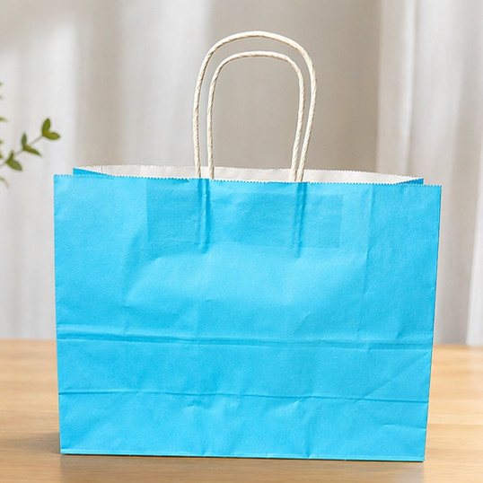 BOLSA DE PAPEL KRAFT PORTÁTIL DE COLORES EAW-207