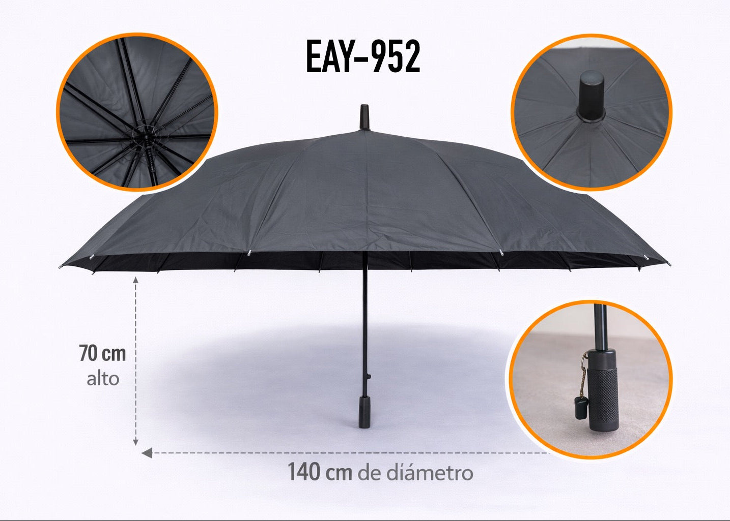 PARAGUAS PLEGABLE AUTOMÁTICO EAY-952