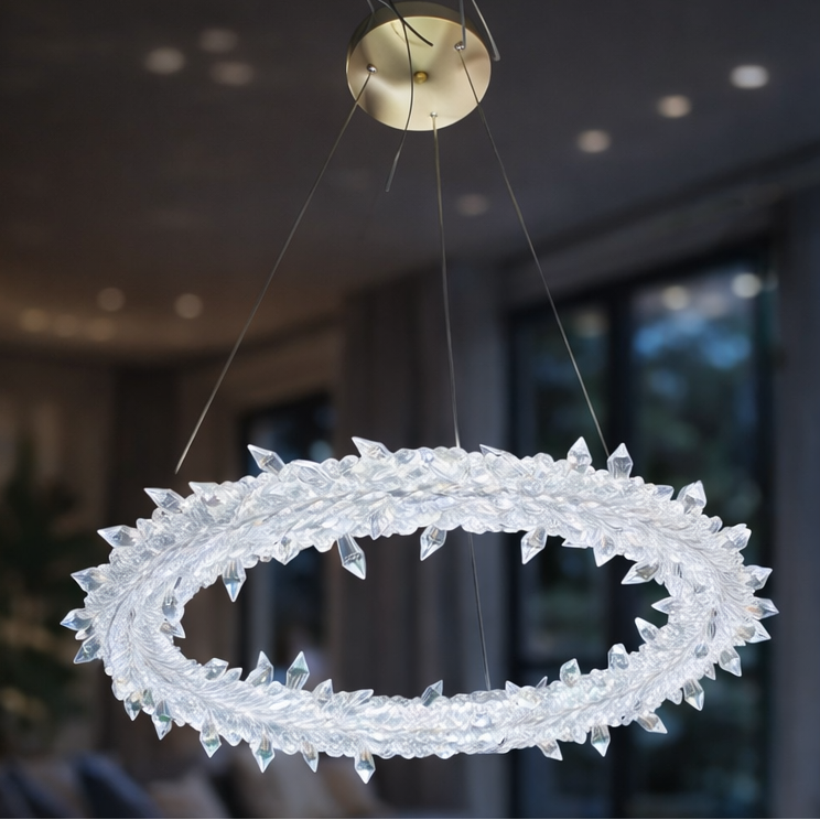 LÁMPARA COLGANTE DE HALO LED DE PLÁSTICO DBY-53