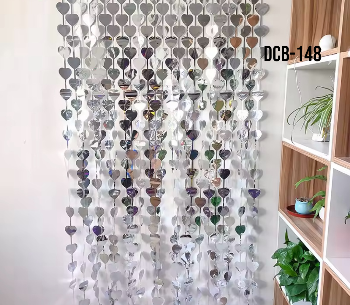 CORTINA EN FORMA DE CORAZON