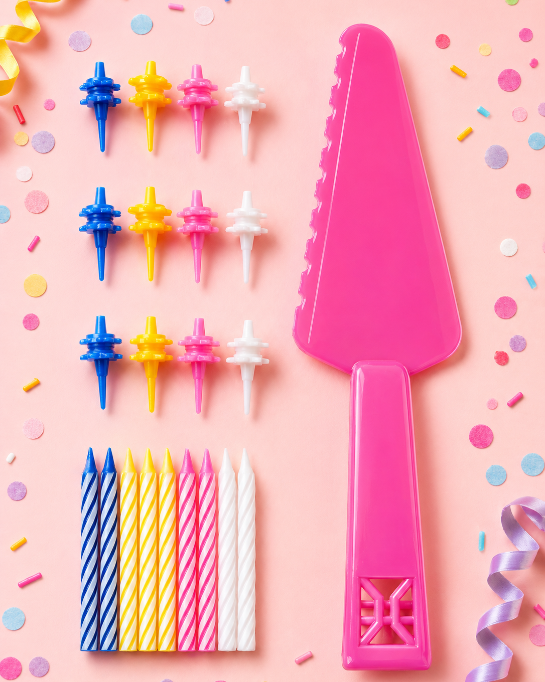 EMBALAJE DE CARTÓN PARA VELAS DE COLORES DE CUMPLEAÑOS EAW-152