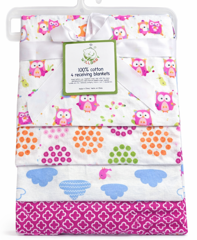 MANTA INFANTIL DE POLIÉSTER CON ESTAMPADO DE DIBUJOS ANIMADOS. EAR-755